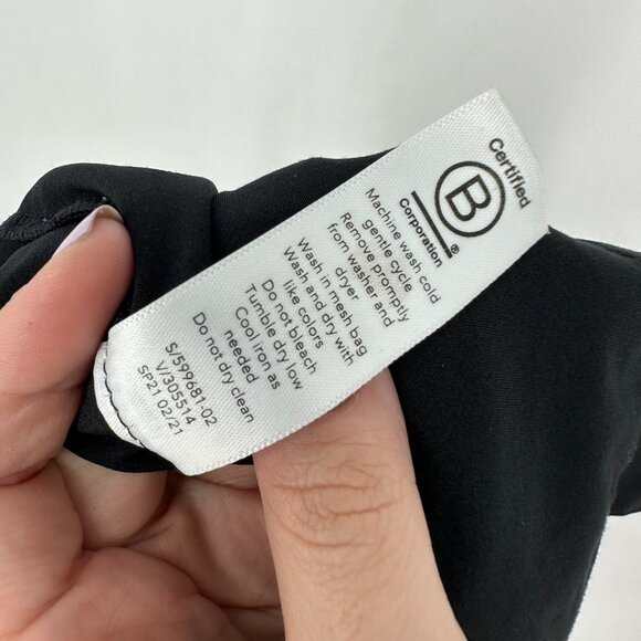 Athleta Brooklyn Textured Jogger Pants Black Camo Size 4 - Picture 8 of 9